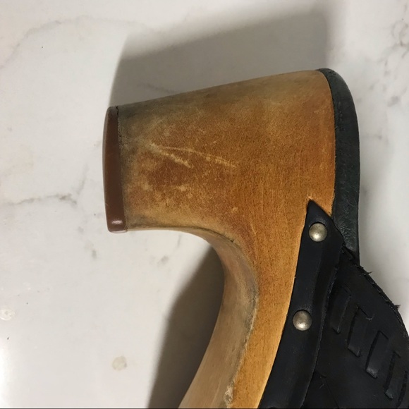 UGG Vivica black leather braided clogs - Picture 8 of 16